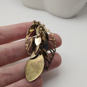 Harvest‎ fall leaf necklace pendant openwork